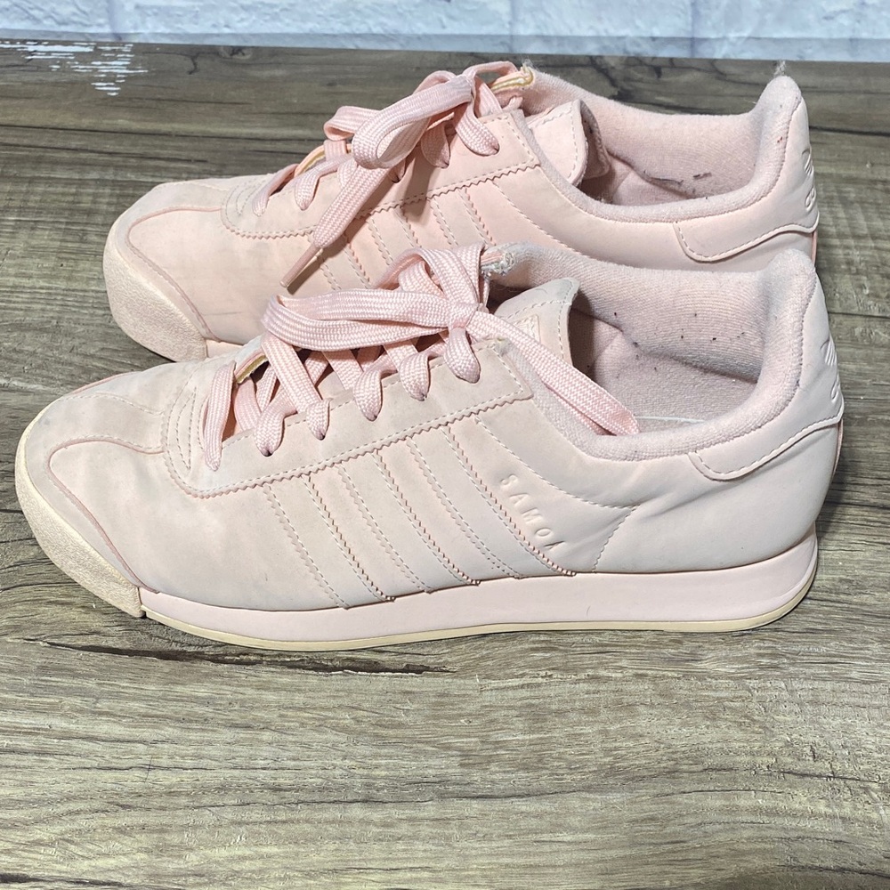 Adidas Women's Soft Pink Sneakers